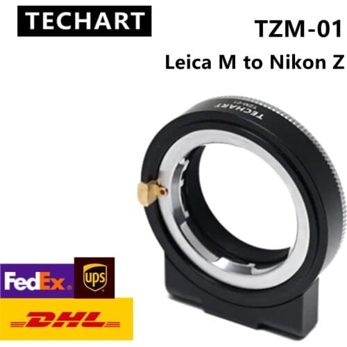 Techart TZM-01 AF Adapter ring for Leica M Lens to Nikon Z mount Cameras Z5 Z6 Z7 Z50 Z6II Z7II