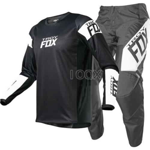 Troy Fox MX 180 Revn Jersey Pants Mountain Bicycle 2021 Offroad Jersey Pants Motorbike Motocross Racing Suit Motorcycle Kits