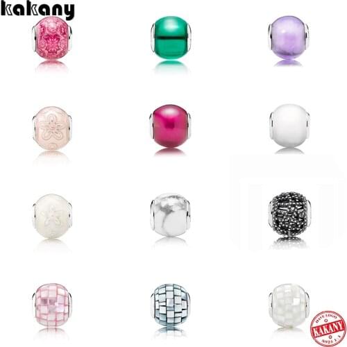 High-quality Fashion Multi-color Good Murano Glass Beads With Bracelet S925 Sterling Silver Beads For Diy Jewelry Manufacturing