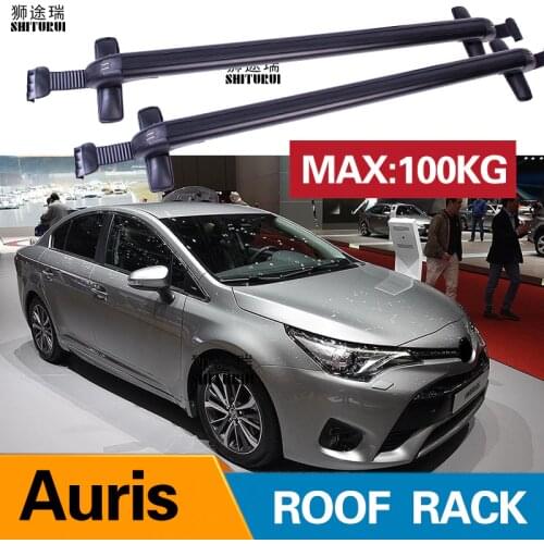 2Pcs Roof bars For TOYOTA Auris Sedan 2013+2017 2018 2019 Aluminum Alloy Side Bars Cross Rails Roof Rack Luggage