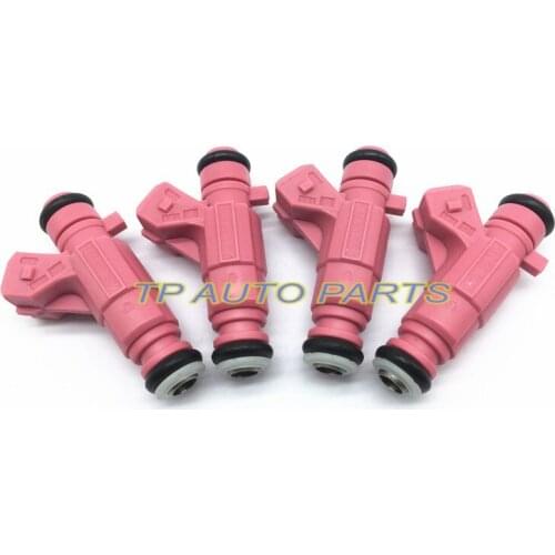 4PCS Fuel Injector Nozzle for Pe-ugeot 206 Ci-troen C3 1.4 8v Flex OEM 0280156295 0 280 156 295