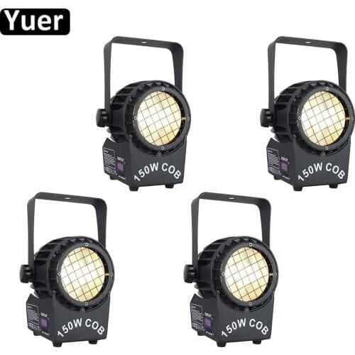 4Pcs/Lot 150W COB Warm White/Cold White Color LED Par Light DJ Disco Flashing Dance Club Lighting Wedding Party Bar Par Light