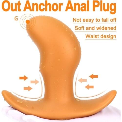 Anal Butt Plug Invisible Anal Sex Toys Men and Women Super Soft Anal Gay Lesbian Masturbation Sex Tools Anal Plugs for Gay Men