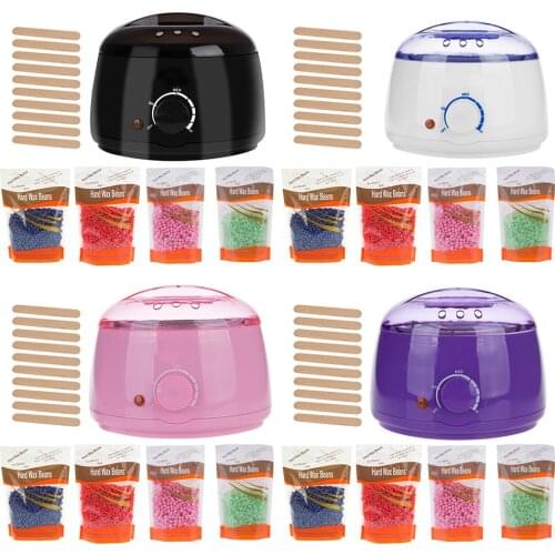 Hair Removal Wax-melt Machine Heater Wax BeansHair Removal Machine Waxing Kit Mini Electric Depilatory Melting Wax Machine Pot