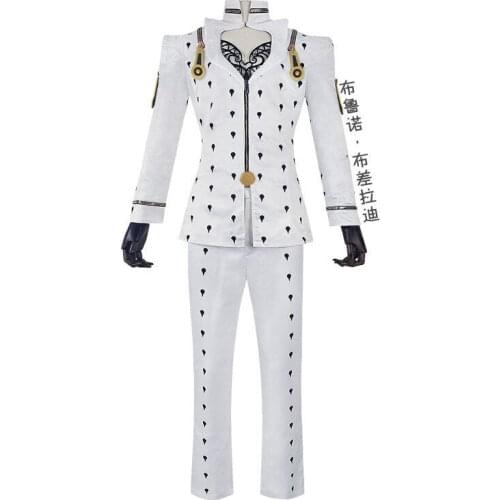 Bruno Bucciarati Cosplay Jojo Bizarre Adventure Cosplay Golden Wind Jojo Cosplay Costume Man Female Full Set