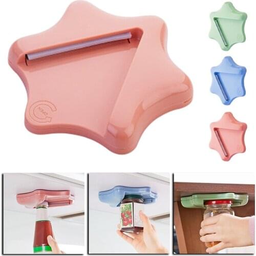 Multifunctional Bottle Opener Household Kitchen Can Opener Non-Slip Manual Capping Device Labor-Saving M56