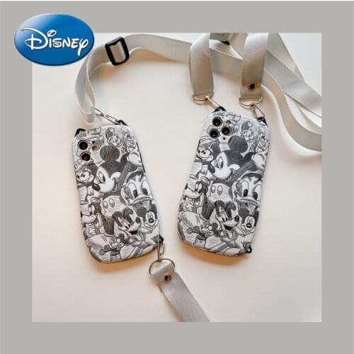 Disney phone case for iPhone 7/8P/X/XR/XS/XSMAX/11/12Pro Mickey Mouse Minnie Phone Case Cover