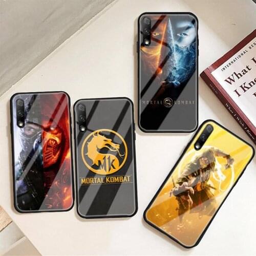 Game Mortal Kombat MK Phone Case For Huawei P9 10 20pro 30lite Mate 9 10lite 20pro Honor 7A 8X 9 Nova3i 5ipro Tempered Glass