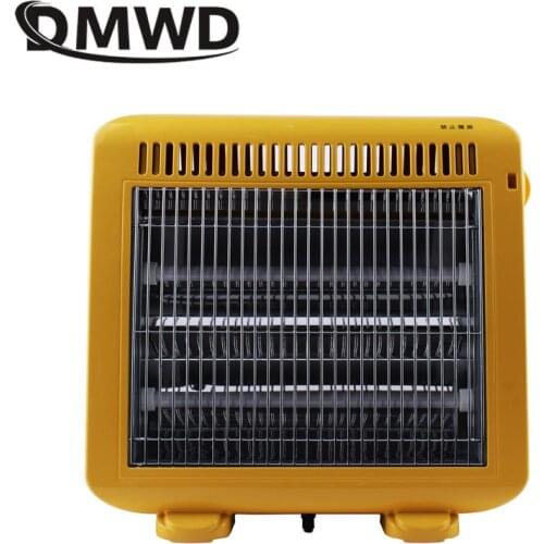 DMWD 1000W 2 Gears Adjustable Portable Electric Heaters Home Room Floor Desk Electric Fan Heater Warmer Hot Winter fast-heating