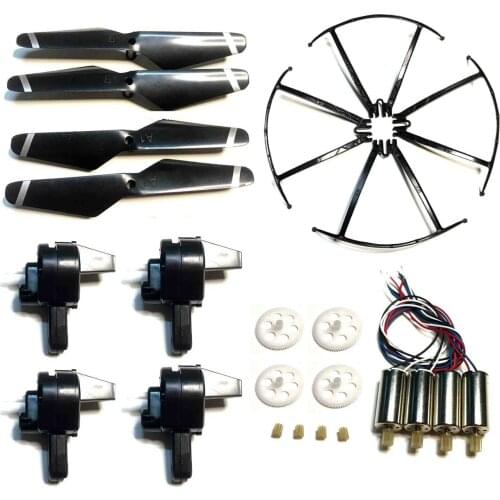 RC Drone Quadcopter S60 Spare Parts Arm Propeller Blades Guard Motor Accessories Engine Gears Kit