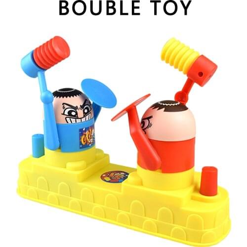 Interesting Two-Player Tabletop Confrontation Game Battle Fight Robot Boxing Toy Fighting Defend Game Boxing Fighter Toy