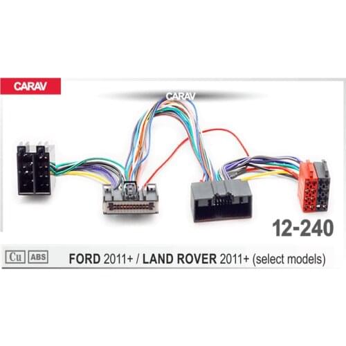 CARAV 12-240 Adapter cable ISO T-Cable for FORD 2011+ for LAND ROVER 2011+ Parrot THB SOT T-Harness Adaptor ISO Wiring Lead