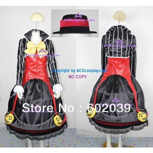 Dungeon Fighter Online Mage Cosplay Costume include petticoat and hat