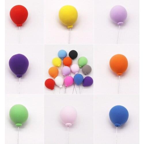 Colorful Balloons Doll House Miniature Dollhouse 8Pcs Decor Toy set 1/12