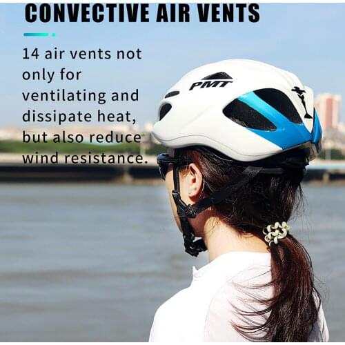 PMT Light Cycling Bike Hat Intergrally-Molded Breathable Personality Outdoor Sport Safety Racing Road MTB Bike Helmet Men Women