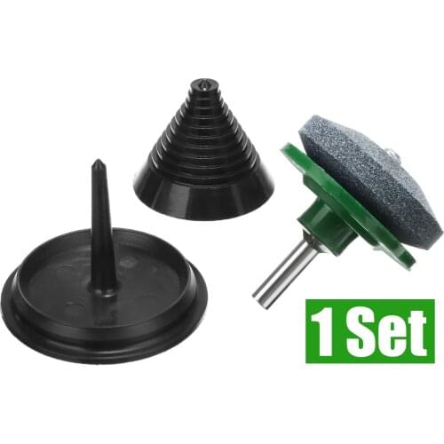 Metal Faster Blade Sharpener Lawn Mower Grinding Rotary Drill Cut Lawnmower Blade Balancer Garden Tools