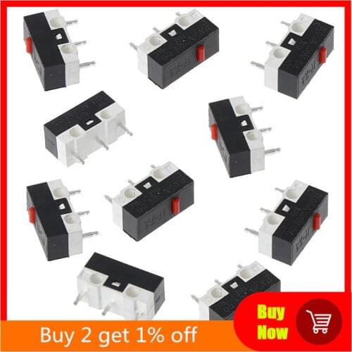 10PCs Button Switch Mouse Switch 3Pin Microswitch For RAZER Logitech G700 Mouse New