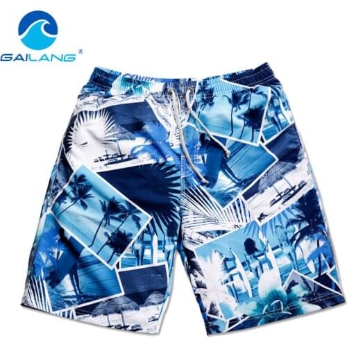 Gailang Brand Swimwear Men Beach Shorts Trunks Board Shorts Casual Quick Dry Bermuda Man Swimsuits Mens Active Short Bottoms
