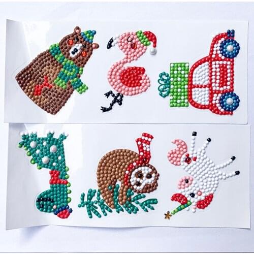 DIY Diamond Painting Kit Mosaic Sticker 5D Diamond Painting Embroidery Childrens Digital Painting Kit Gift