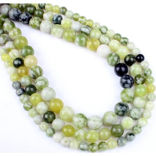 Natural semi-precious stone Blue and white loose beads Beads for jewelry making DIY necklaces Bracelets Jewelry accessories