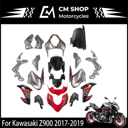 Panel Body Injection Fairing Parts Frame Protection Kit ABS Injection Molded For Kawasaki Z900 Z 900 2017 2018 2019