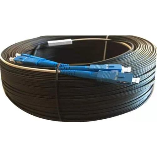 SC UPC Duplex Outdoor Drop Cable FTTH Drop Patch Cable Singlemode Fiber Optic Patch Cord Free delivery