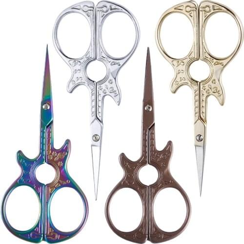SHWAKK Multicolor Trimming Sewing Scissors Nippers Clippers Yarn Stainless Steel Embroidery Craft Scissors Tailor