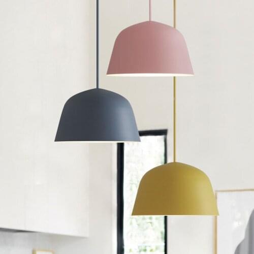 Nordic Modern Wood Iron Pendant Light American Industrial Iron Restaurant Dining Room Hanging Light Kitchen Chandelier