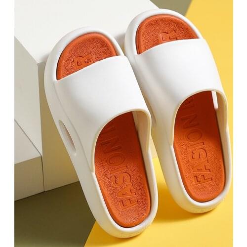 Summer Women Slippers Casual Mens Soft Comfortable EVA Smelless Thick Sole Slides Beach Flip Flops Male Ladies indoor Bath Shoes