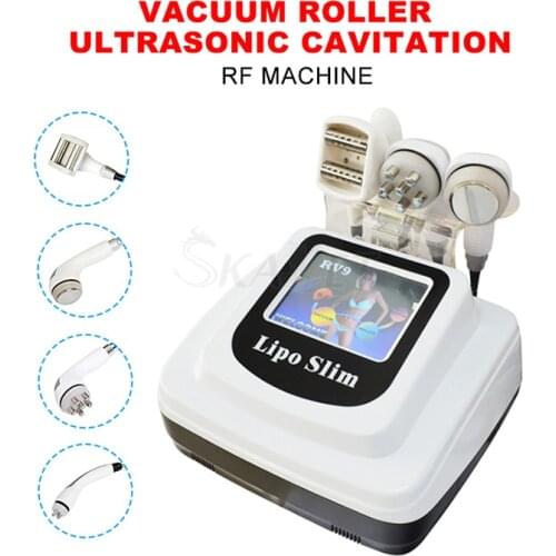 High Effective 4 In 1Ultrasonic Roller 40K Facial Lifting Fat Burinning Weight Loss Slimming Beauty Machine