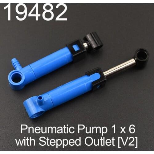 1PCS 19482 High-Tech Pneumatic Pump 1 x 6 [V2] Building Block Bricks Accessories Parts MOC DIY Education Build Toys