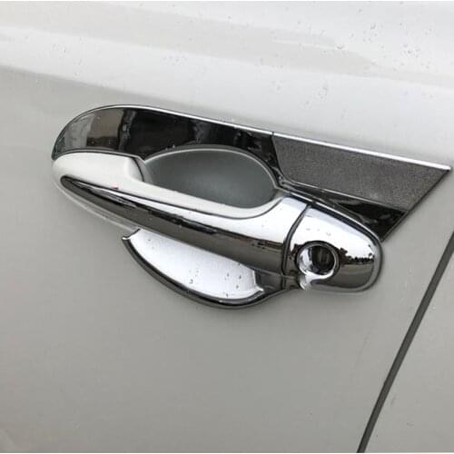 Car Door Handle Cover Door Handle Outer Bowl Protective Trim Car Accessories For Toyota RAV4 RAV-4 2014 2015 2016 2017 2018