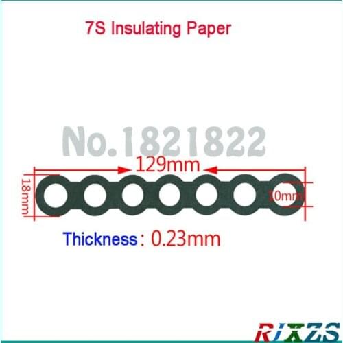 2PCS/alot 18650 insulating PAD 7S battery protection PAD single pad 24V 18650 battery pack protection pad