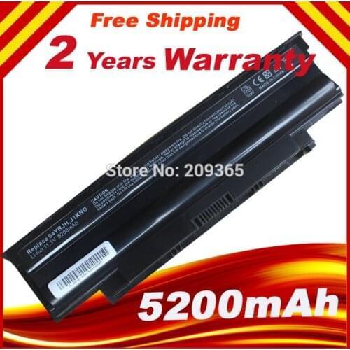 6cells 5200mAh laptop battery for Dell Inspiron N5110 N5010 N5010D N7010 N7110 M501 M501R M511R N3010 N3110 N4010 N4050 N4110