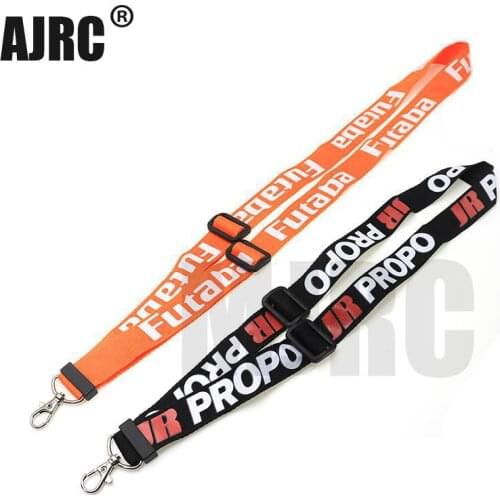 Adjustable Lanyard Strap RC Parts For JR PRO Propo Remote Controller Transmitter FPV For Futaba Orange Black Neck Belts 14cm Hot