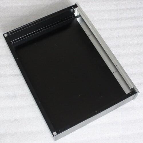 Size L425 W313 H70 All aluminum pure rear chassis Front stage Amplifier case (no hole) DIY Box WA23