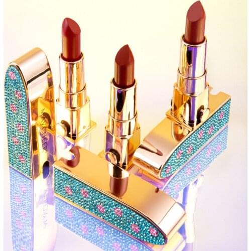 Zhi cui Ying Run Lipstick Velvet Matte Lipstick Fog Rose nai Lipstick Comes with Mirror liquid lipstick matte larga duracion