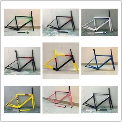 Custom Color T1100 V3rs Carbon Road Frame Ultralight Frameset Carbon Frame 10 colors +Fork+Headset+Seatpost+Clamp