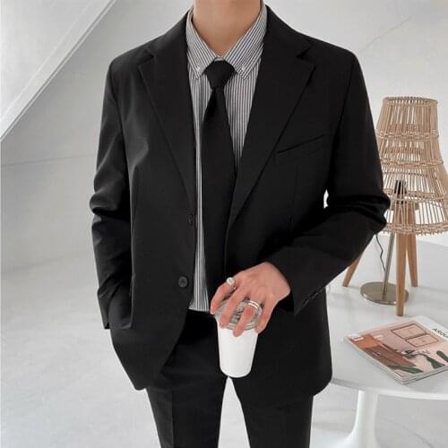 Spring and autumn mans suit business casual temperament British single west jacket handsome long sleeve small suit