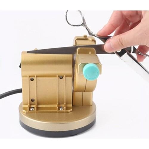 Hair Salon Hairdresser Self - Grinding Scissors Machine Flat Shear Tooth Shear Polisher Tailor Scissors Grinder Tool Sharpener