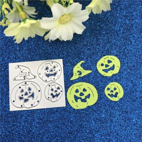 Metal Cutting Dies Halloween witch pumpkin Stencils for DIY Scrapbooking DIY Paper Cards Photo Album Decorative