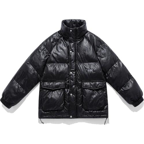 Men Padded Clothes Bright Face Tide Short Style 2020 Winter New Thick Padded Jacket Mens Padded Jacket