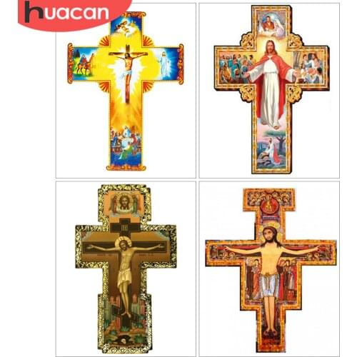 HUACAN Paint By Numbers Jesus Figure Wall Art Unique Gift Hand Painted On Canvas Picture By Numbers Religion For Living Room
