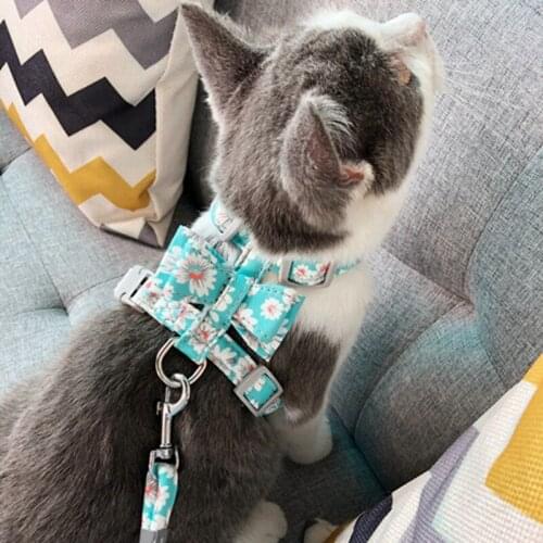 No Pull Adjustable Nylon Dog Harness Leash Set For Small Medium Dogs Chihuahua Dog Accessories