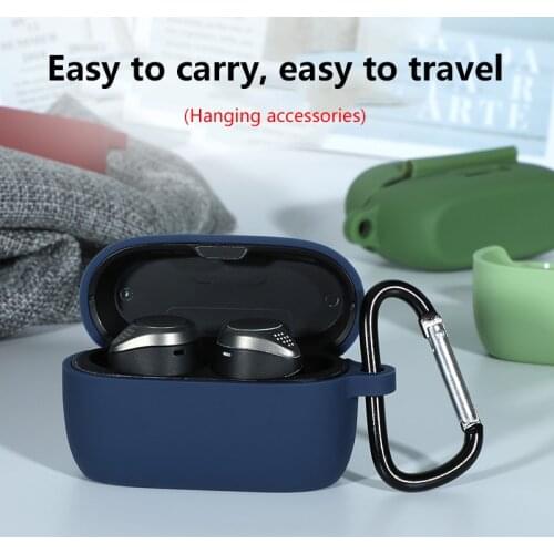 2020 New Sports Bluetooth Waterproof Earphone Cover Earphone Shell Soft Silicone Earphone Case For Jabra Elite 75T Headset Box