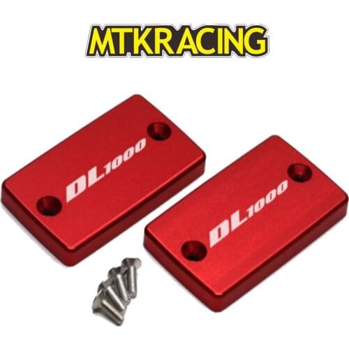 New Motorcycle Accessories For Suzuki DL1000 V-STROM 1000 2012 Brake Fluid Fuel Reservoir Tank Cap Cover