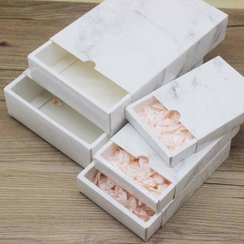 New 20pcs Fashion Marbling Packaging Box five size gift packaging Festival wedding banquet jewelry packaging storage candy box