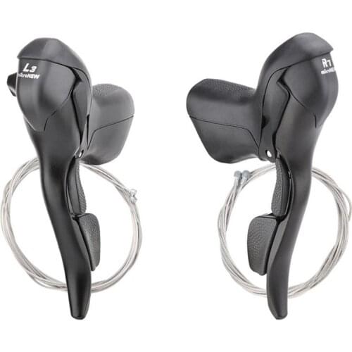 Bicycle Shifter 3x7 3x8 3x9 3x10 Speed Dual Control ​Conjoined Derailleurs Mountain Road Bike Cycling Disc Handle Shifter Lev