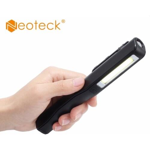 Rechargeable Mini Super Bright USB COB LED Light With Magnetic Working Inspection Lamp Pen Clip Hand Pocket Lamp For Camping