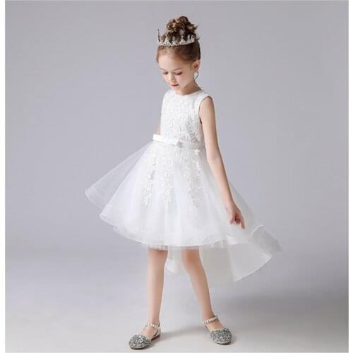 Summer Dress Baby Girl Clothes Kids Clothes Summer Childrens Suit Womens Clothes Children Girl Dress White